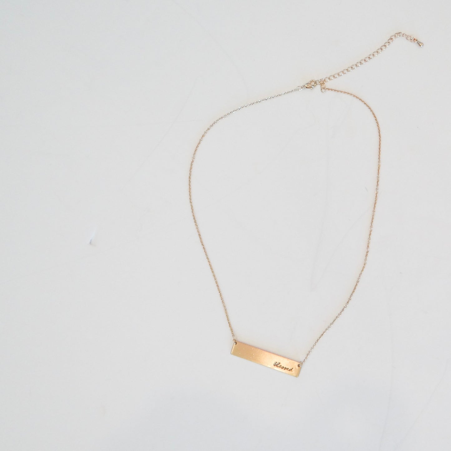 Blessed Bar Necklace