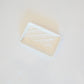 White Textured Soap Dish