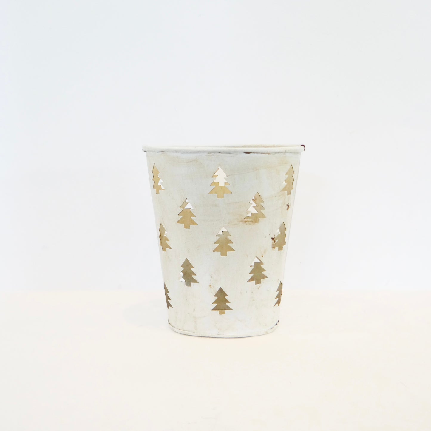 Antique Christmas Tree Gift Tin
