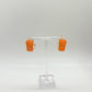 Orange Quartz Hoops