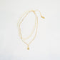 White Shell Star Beaded Necklace