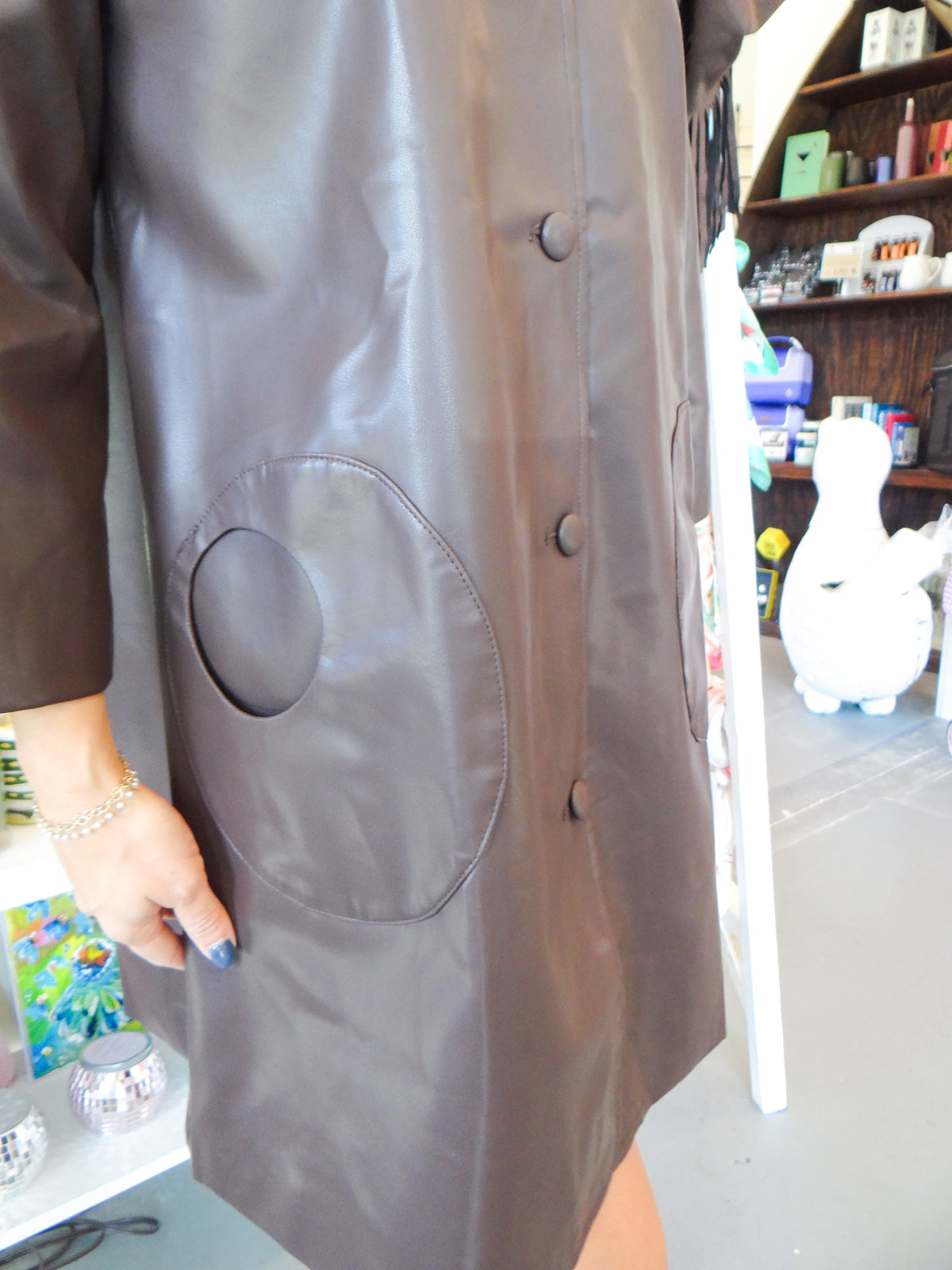 Leather Crush Dress