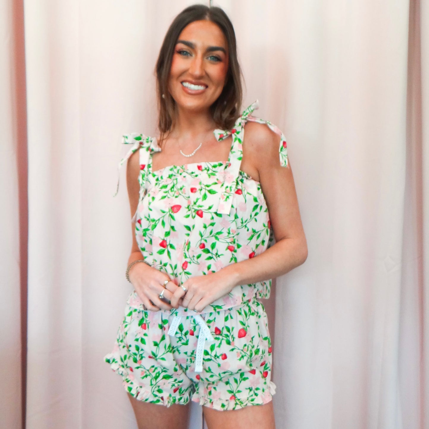 Botanical Berry Pajama Set
