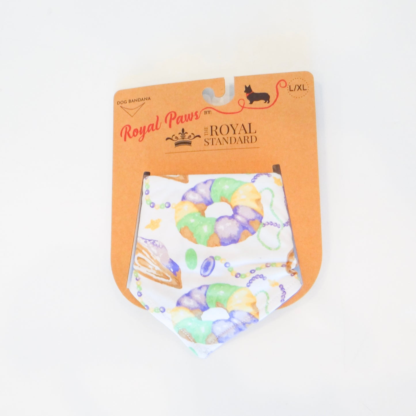 King Cake Love Dog Bandana