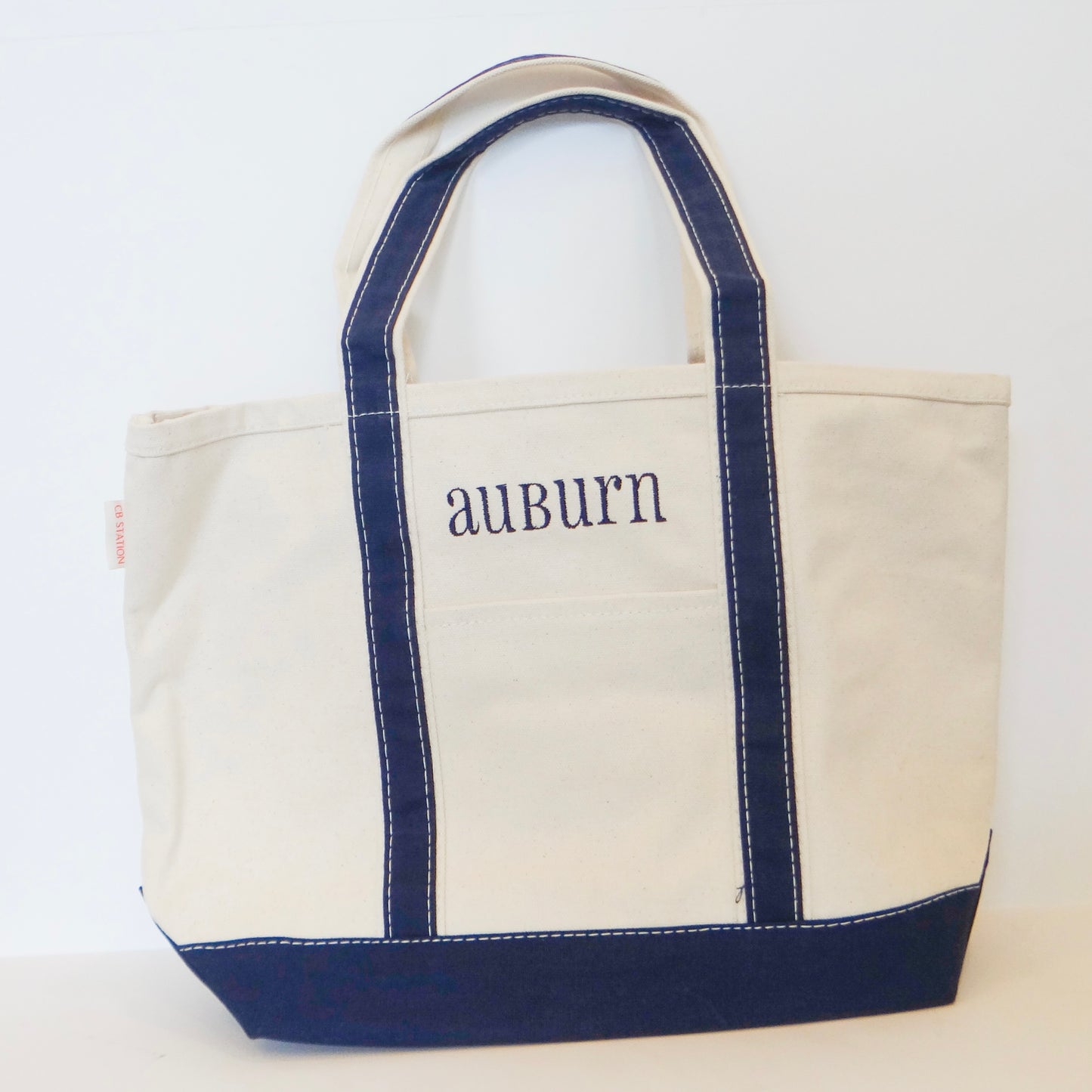 Classic Navy Boat Tote