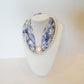 Pearl Toile Scarf Necklace