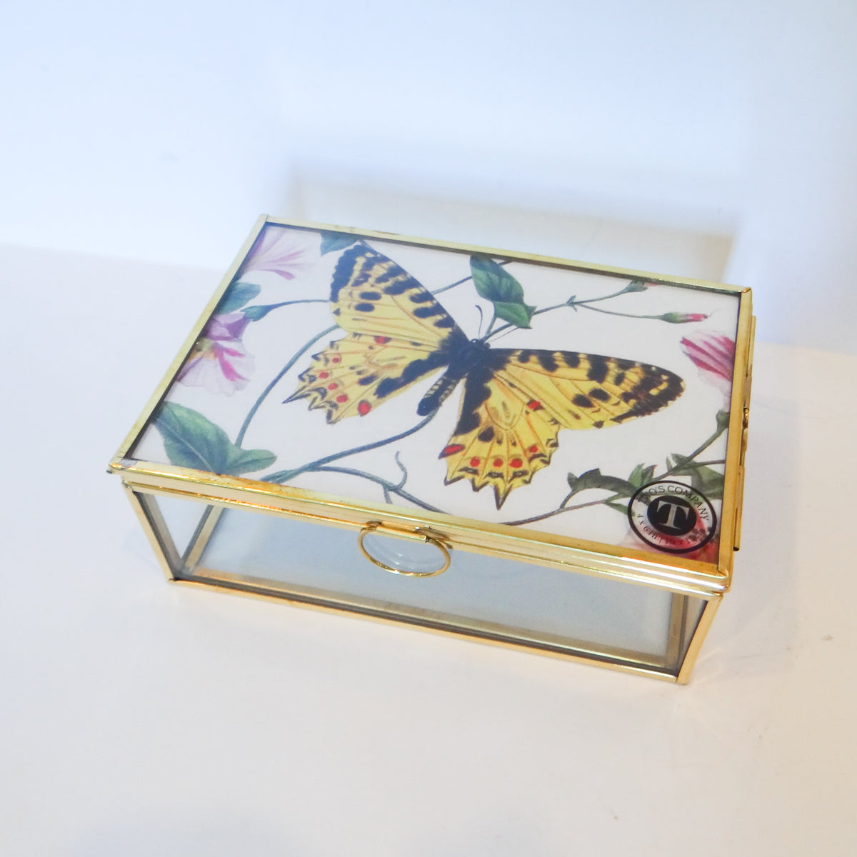 Glass and Brass Photo Boxes
