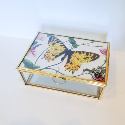 Glass and Brass Photo Boxes