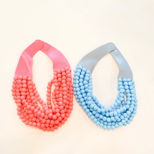 Blue Skies & Pink Tides Necklace
