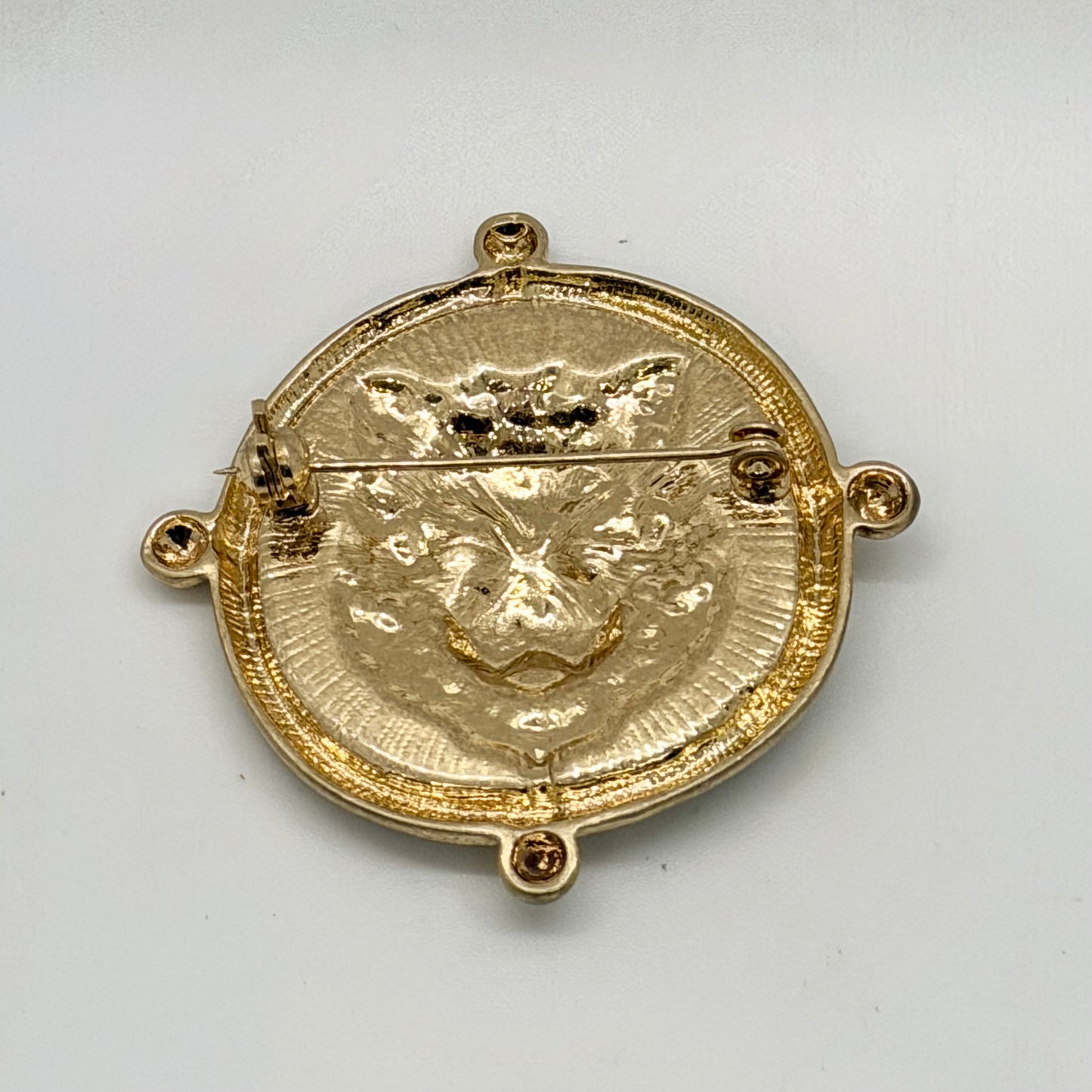 Golden Tiger Brooch