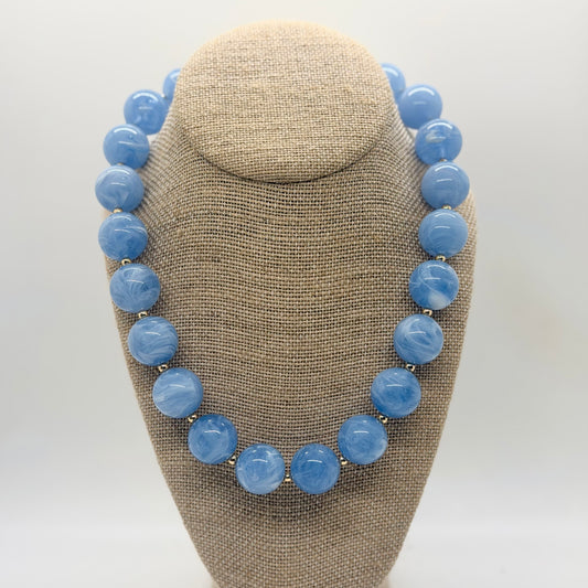 Blue Skies Bubble Necklace