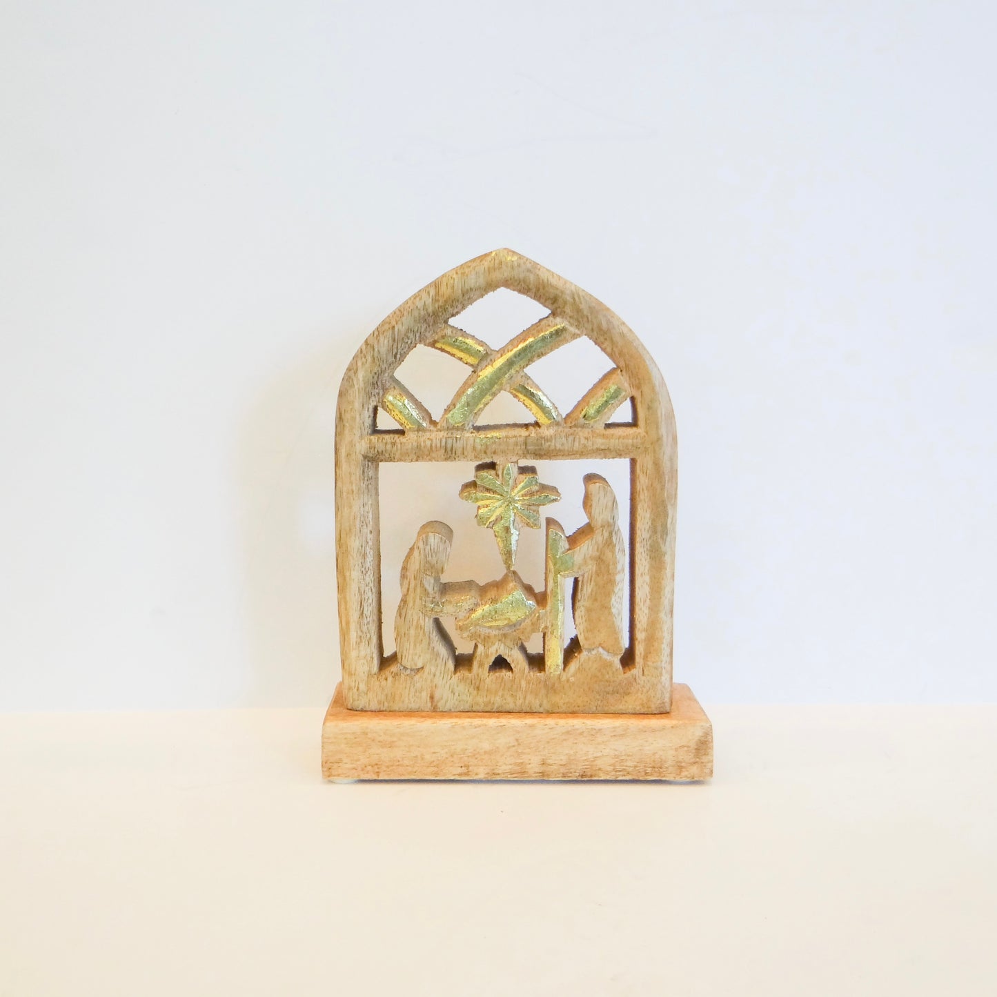 Wood Nativity Decor
