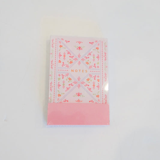Floral Stitch Notepad