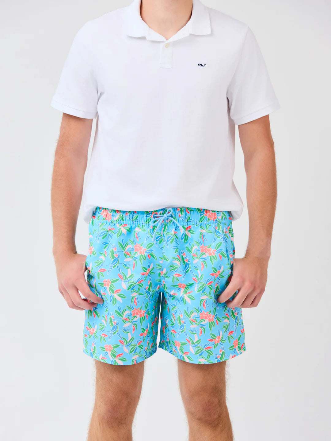 Tiki Tropics Mens Swim Trunks