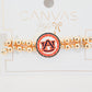 Auburn Disk Bracelet