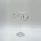 Multi Metal Twist Hoops