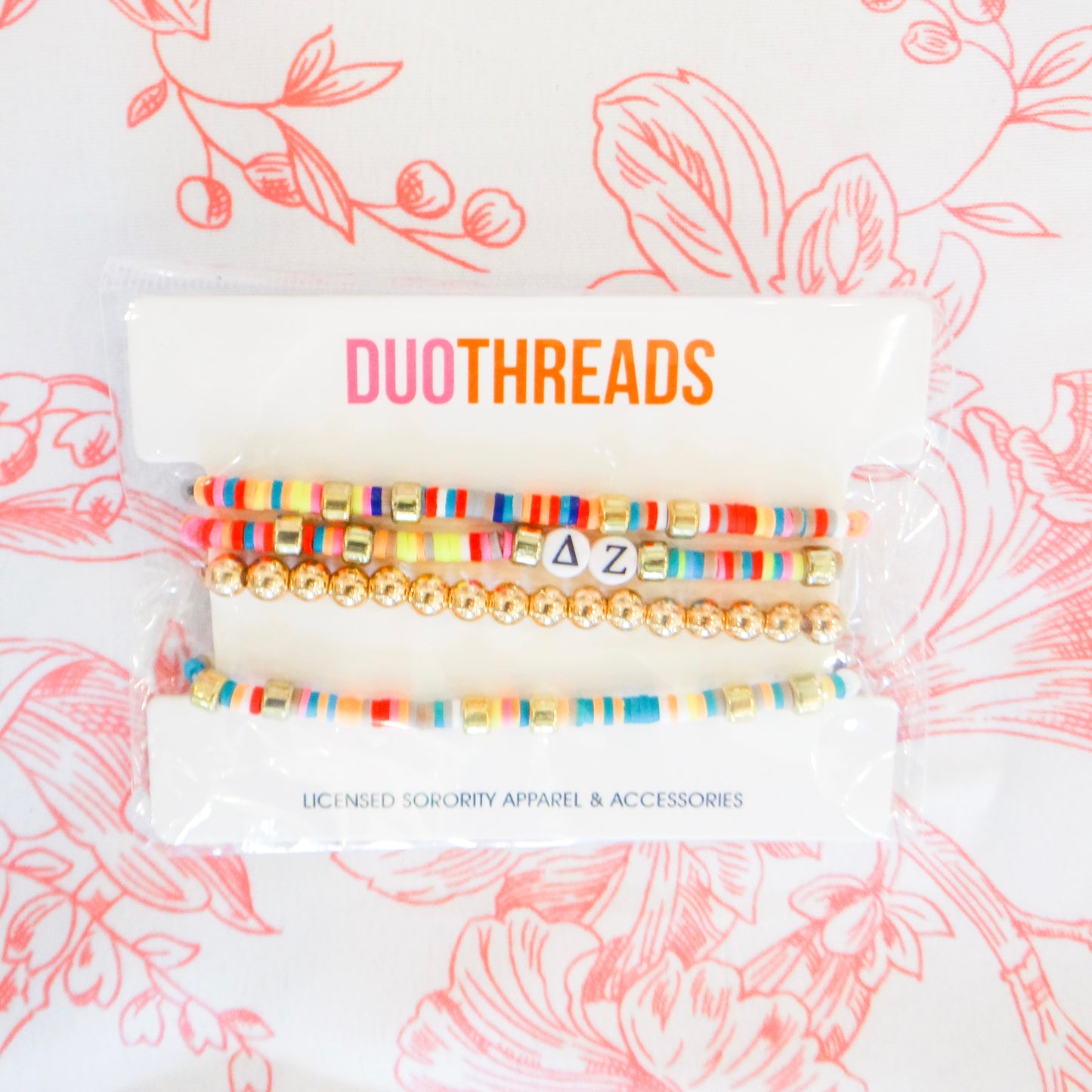 Sorority Beaded Stack Bracelet Set