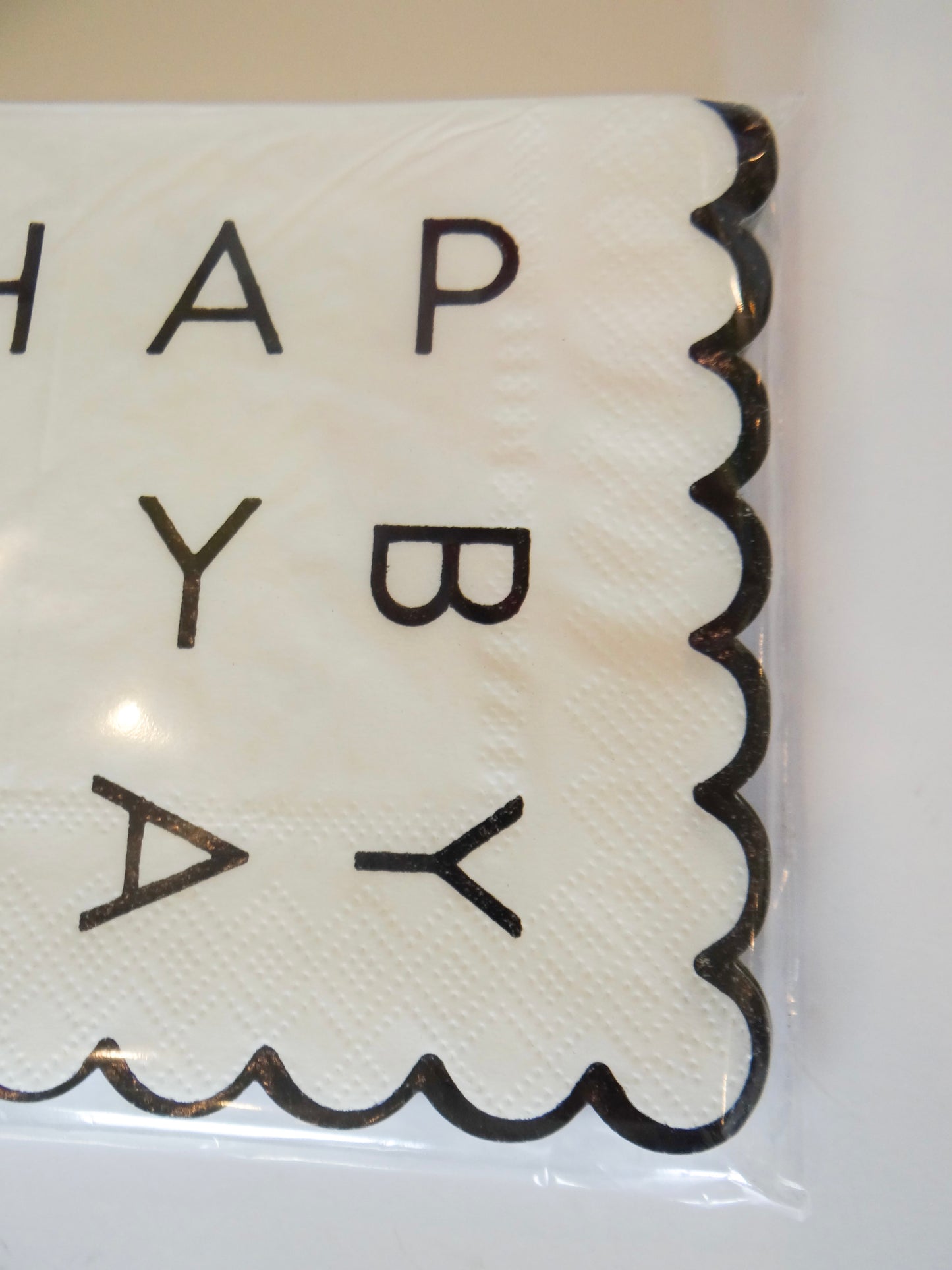 Scallop Birthday Cocktail Napkins