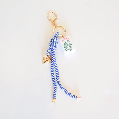 I Love Mahjong Keychain