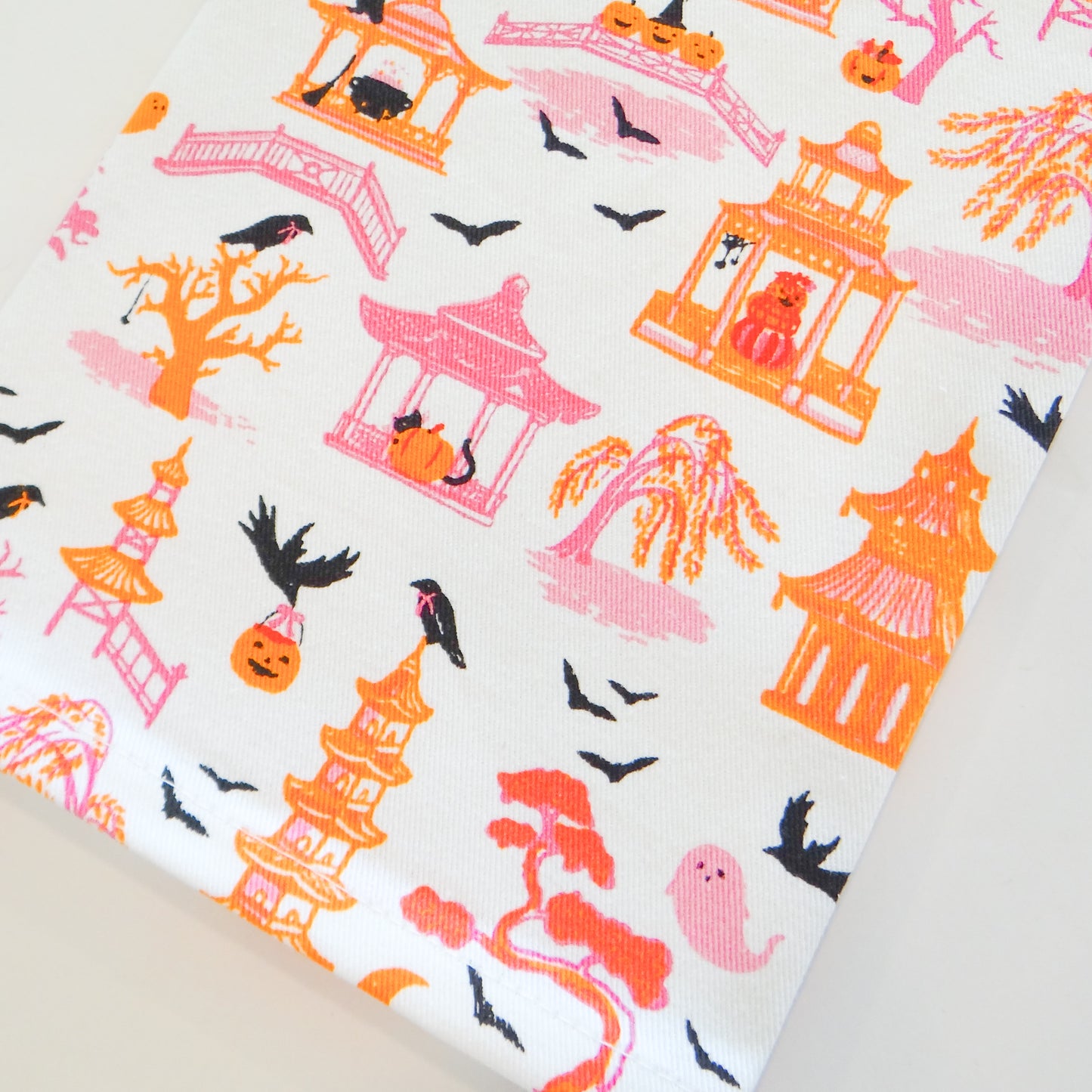 Haunted Pagodas Hand Towels