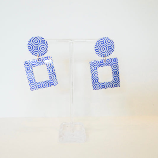 Santorini Geometric Earrings