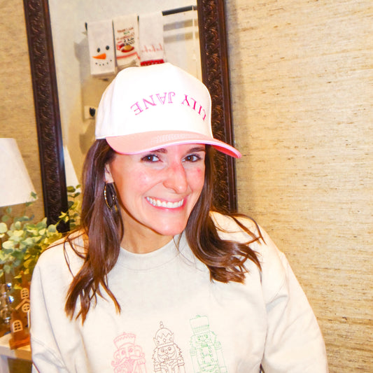 Embroidered Lily Jane Hat