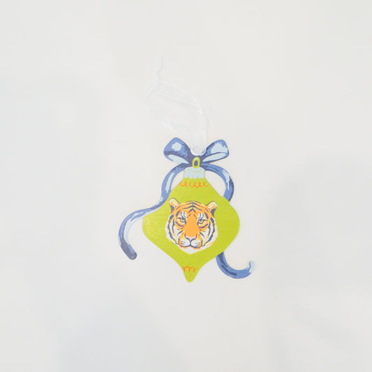 Tinsel Tiger Ornament