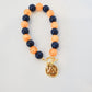 Auburn Beaded Pendant Bracelet