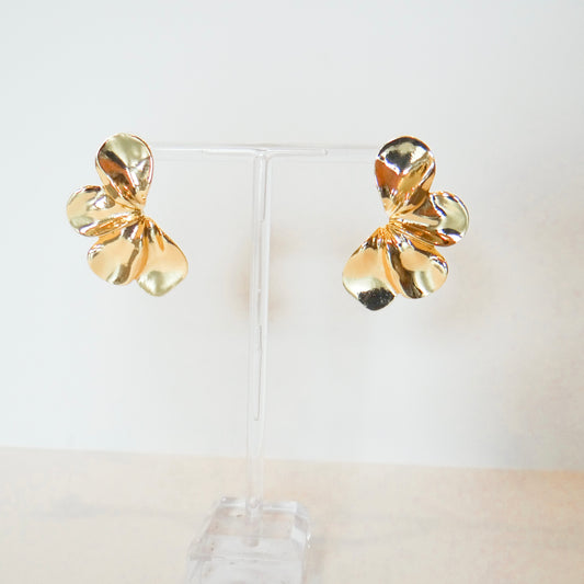 Half Flower Earrings