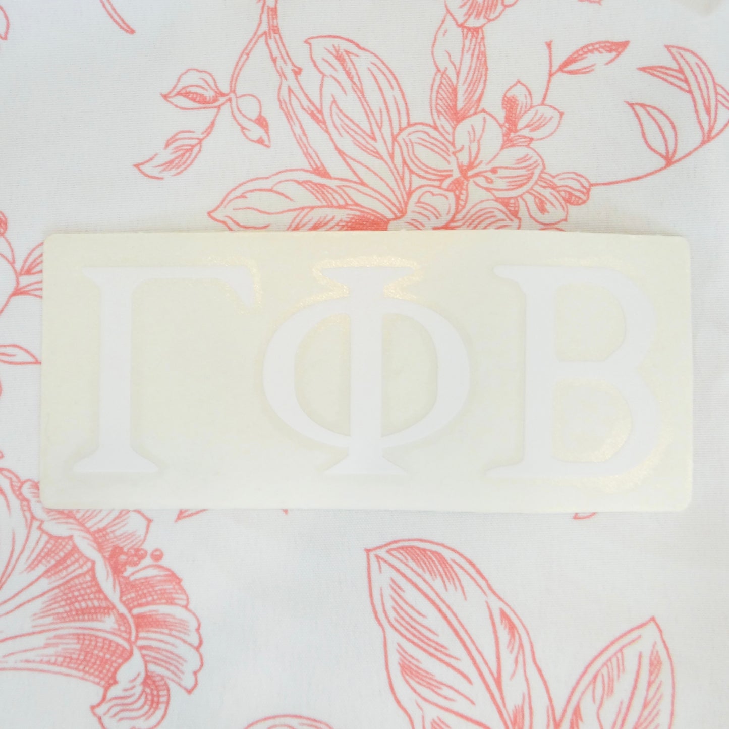 Sorority 2" Car Decal White