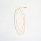 Gray Shell and Pearl Necklace