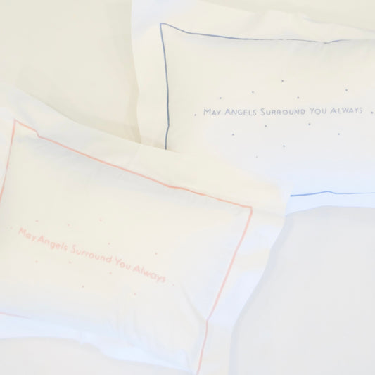 May Angels Surround You Pillow
