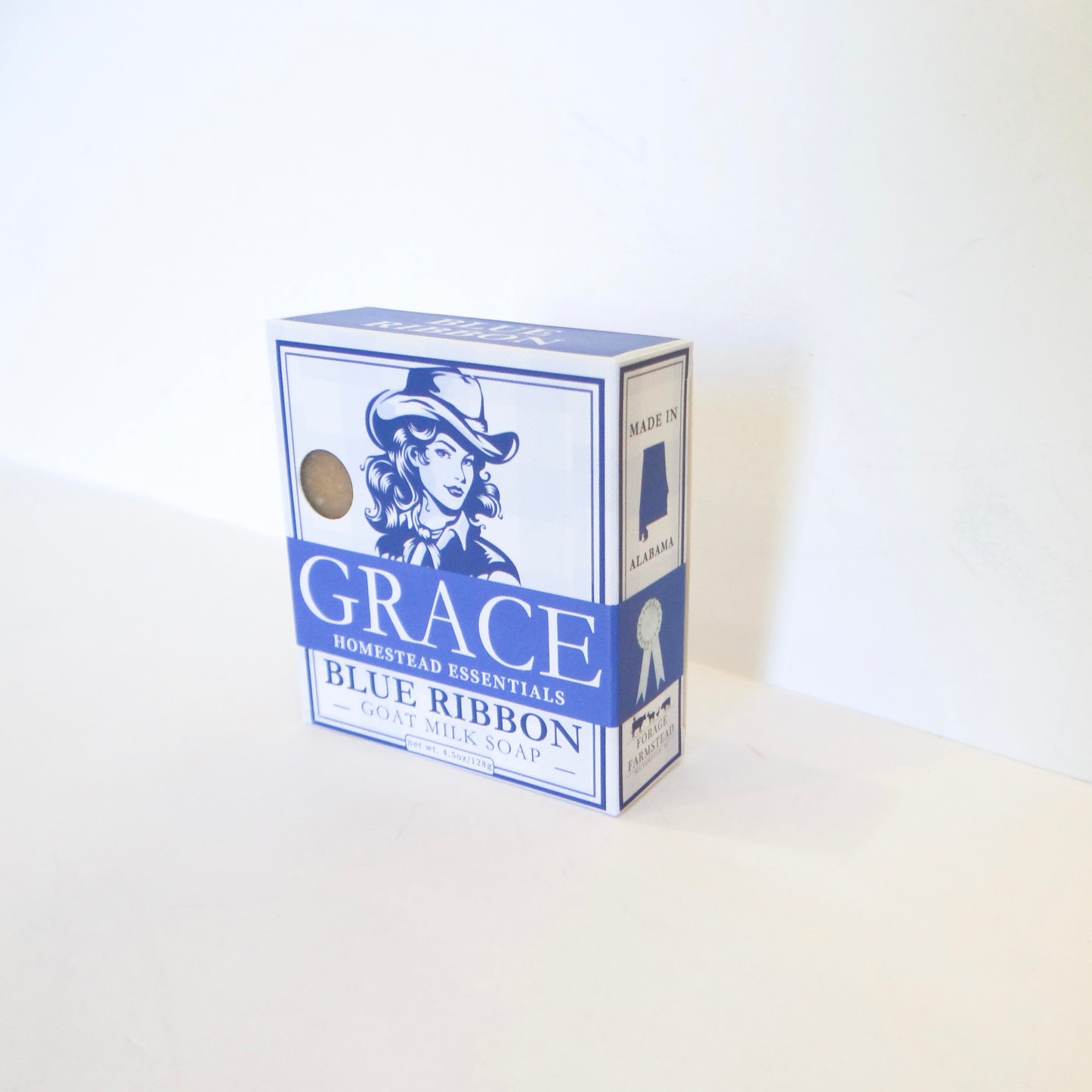 Grace Blue Ribbon Goat Milk Bar Soap