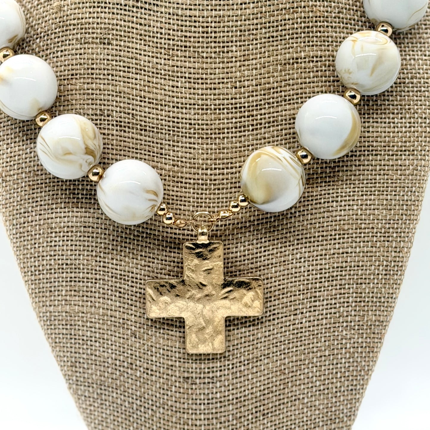 Natural Cross Necklace