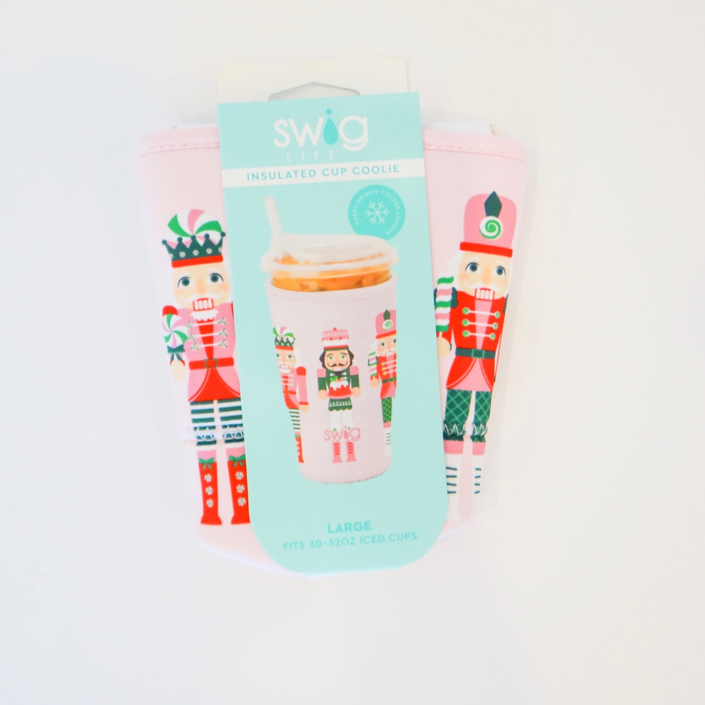 Sugar Plum Soldiers Large Iced Cup Coolie