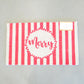 Merry Script Stripe Doormat