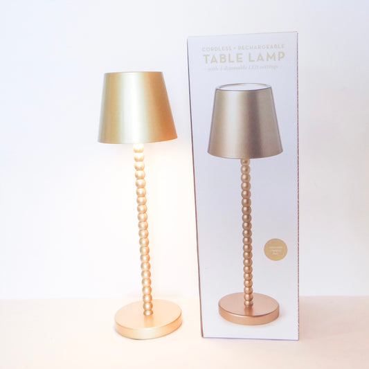 Gold Bubble Cordless Lamp