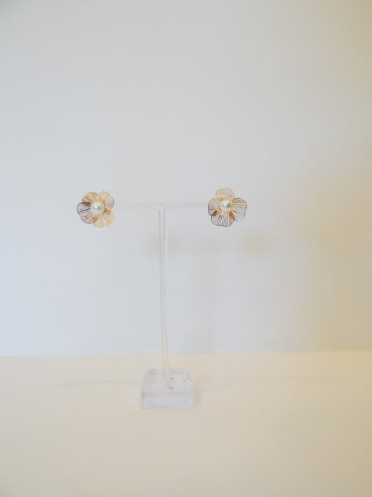 Filigree Pearl Earrings