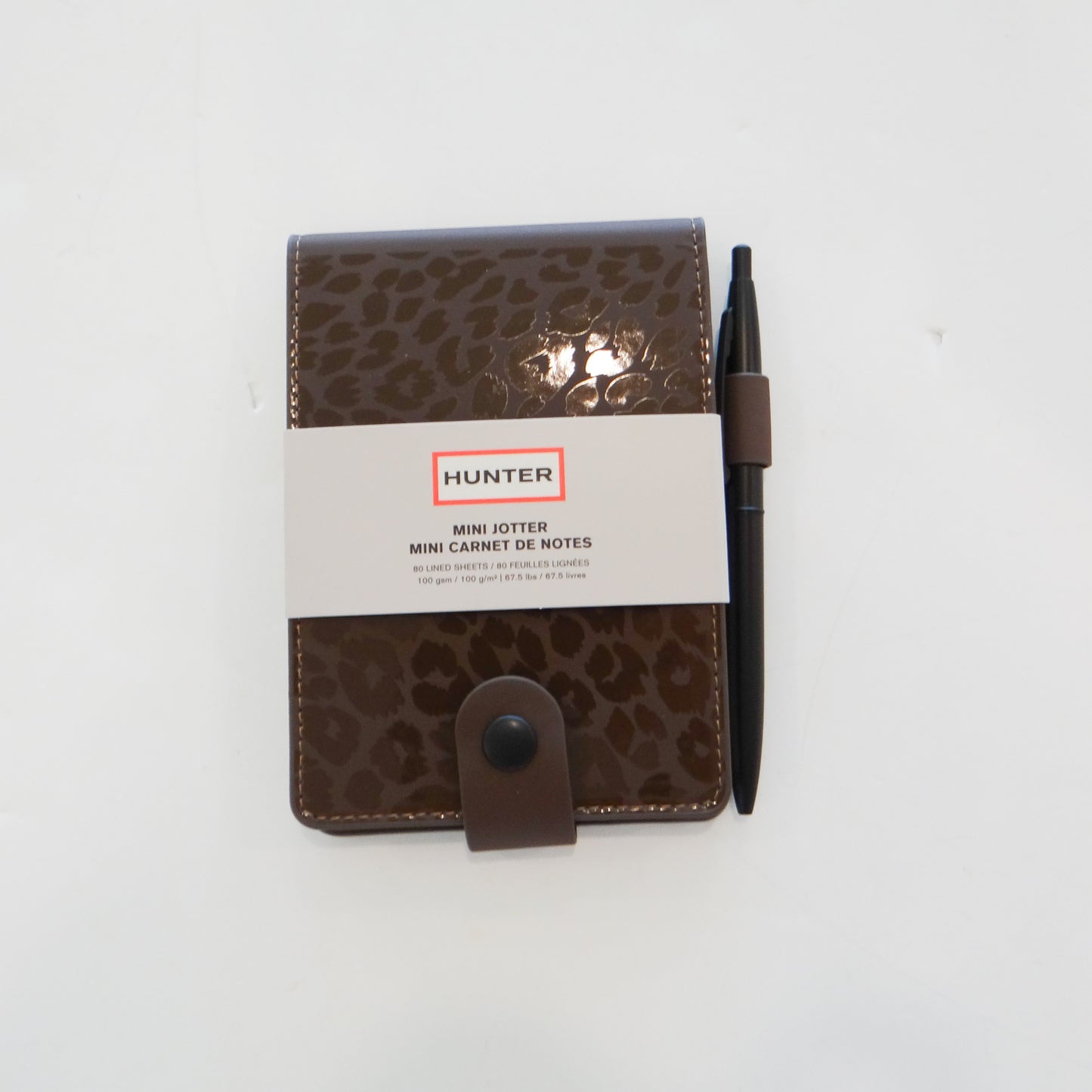Hunter Umber Leopard Jotter