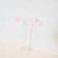 Pink Heart Studs