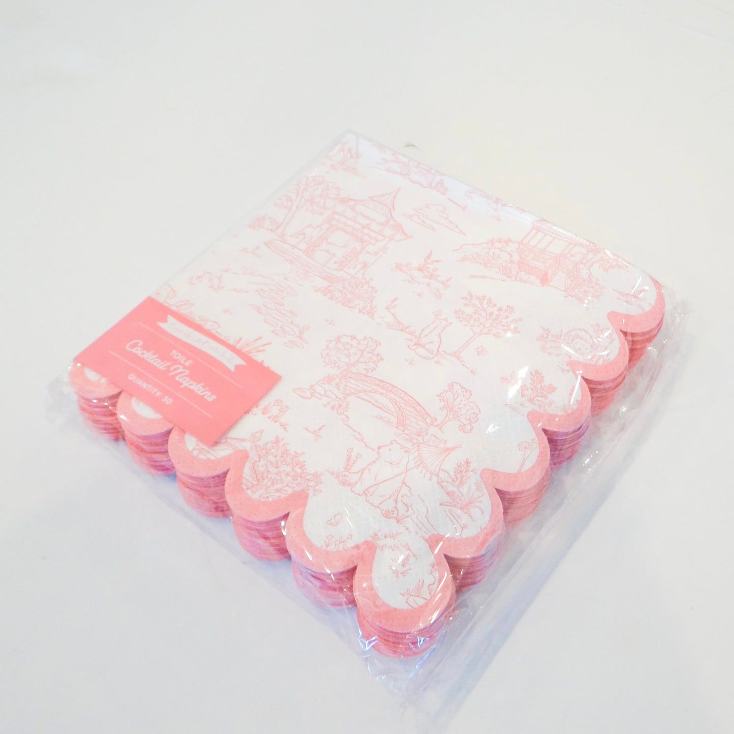 Pink Animal Toile Napkins