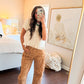 Ruffled Cream Sweater