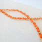 Orange Chain Mail Purse Strap