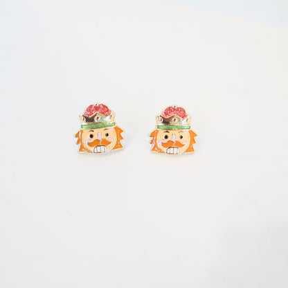 Christmas Nutcracker Stud Earrings