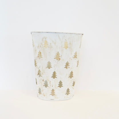 Antique Christmas Tree Gift Tin