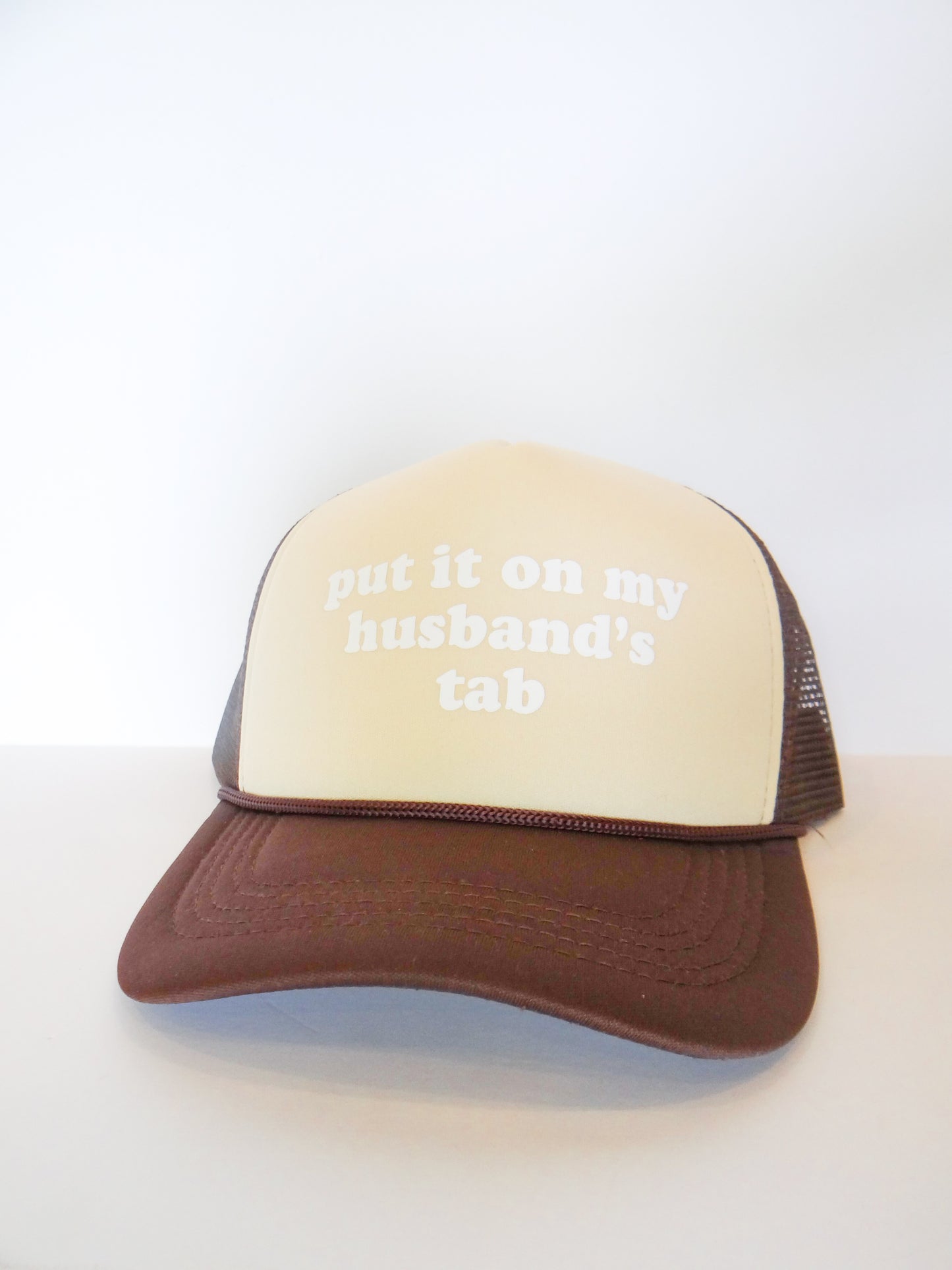 Husband's Tab Trucker Hat