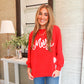 Red Merry Bow Sweatshirt