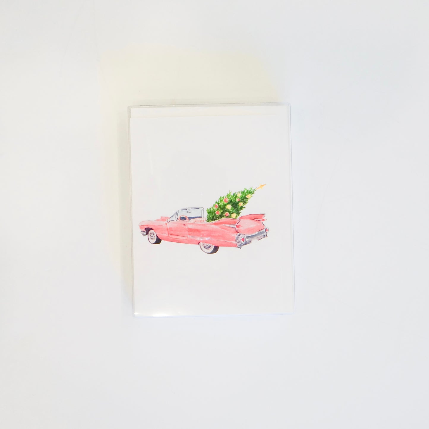 Pink Cadillac Boxed Christmas Card Set