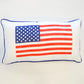 American Flag Lumbar Pillow