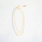 Gray Shell and Pearl Necklace